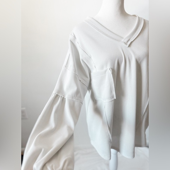 BTFBM White Long Sleeve Top - Picture 10 of 13